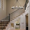 CityFurn 12-Light 48'' W Modern Large Wagon Wheel Chandelier with Clear Glass - 4 of 4
