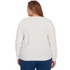 Alfred Dunner Women's Cable Chenille Pullover Sweater - 2 of 4
