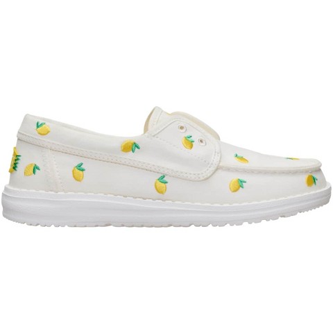 Обувь HEYDUDE Women Wendy Cru Embroidered , Egret/Multi, W7