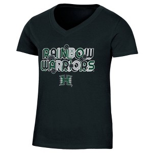 NCAA Hawaii Rainbow Warriors Girls' V-Neck T-Shirt - 1 of 3