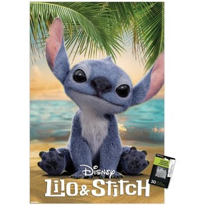 Trends International Disney Lilo & Stitch (2025) - Beach Pose One Sheet Unframed Wall Poster Prints - 1 of 4