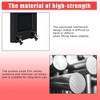 Door Dolly Heavy Duty - 2 Pack 750 LB Capacity Door Installation Kit, Fit 0-1-7/8 in Panels with Lockable Wheels for Construction/Remodeling - 4 of 4