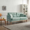 Whisen 2 Seater Loveseat Sofa with USB Charge Waterproof Fabric - 2 of 4