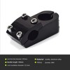 22.2Mm BMX Bike Stem, Aluminum Alloy Handlebar Riser, Fixed Gear Bicycle Stem for Road Bike, Black - 3 of 4