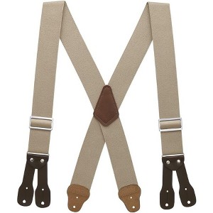 Suspender Store Men’s 2" Logger Button X-Back Suspenders - 1 of 4