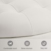 PAGED Modern Button Tufted Storage Ottoman Small Upholstered Foot Stool with Removable Lid for Family Room, Living Room - 3 of 4
