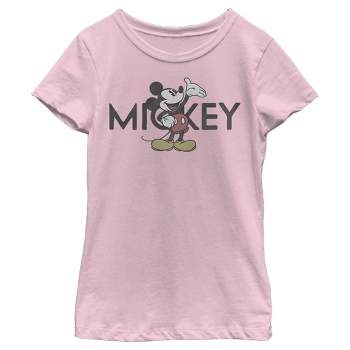 Girl's Disney Old School Mickey T-Shirt