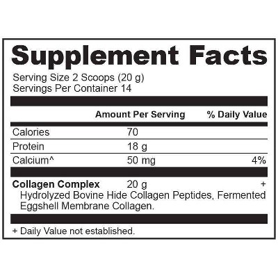 Ancient Nutrition Unflavored Collagen 14 Servings Peptides Powder - 9.8oz