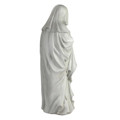 Large Gray Faux Stone French Weeper Statue
