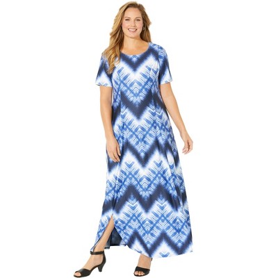 Catherines Women's Plus Size Scoopneck Maxi Dress