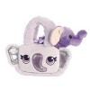 Aurora Small Glitter Elephant Fancy Pals Fashionable Stuffed Animal Purple 7" - 3 of 4