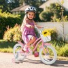 Costway 18'' Kids Bike Toddler Bicycle with Training Wheel Kickstand for 4-8 Years Old Purple/Pink/Turquoise/Blue/Beige/Green - 2 of 4