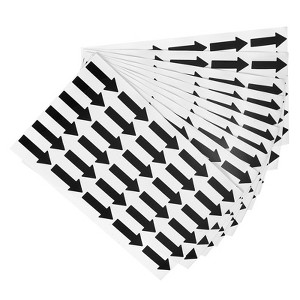 Unique Bargains PVC Waterproof Removable Self-Adhesive Floor Decal Arrow Sticker 600 Pcs - 1 of 4