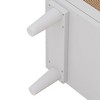 6 Drawer Dresser Rattan Dresser Modern Chest with Drawers, Wood Storage Closet Dressers Chest of Drawers for Bedroom,Living Room,Hallway - 4 of 4