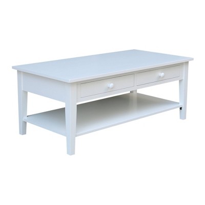 Spencer Coffee Table White - International Concepts