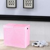 Apex Vanguards Pink Double Laundry Hamper Basket - 3 of 3