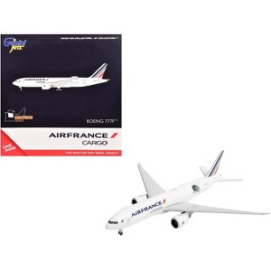 Boeing 777F Commercial Aircraft "Air France Cargo" White with Red & Blue Striped Tail 1/400 Diecast Model Airplane by GeminiJets - 1 of 4