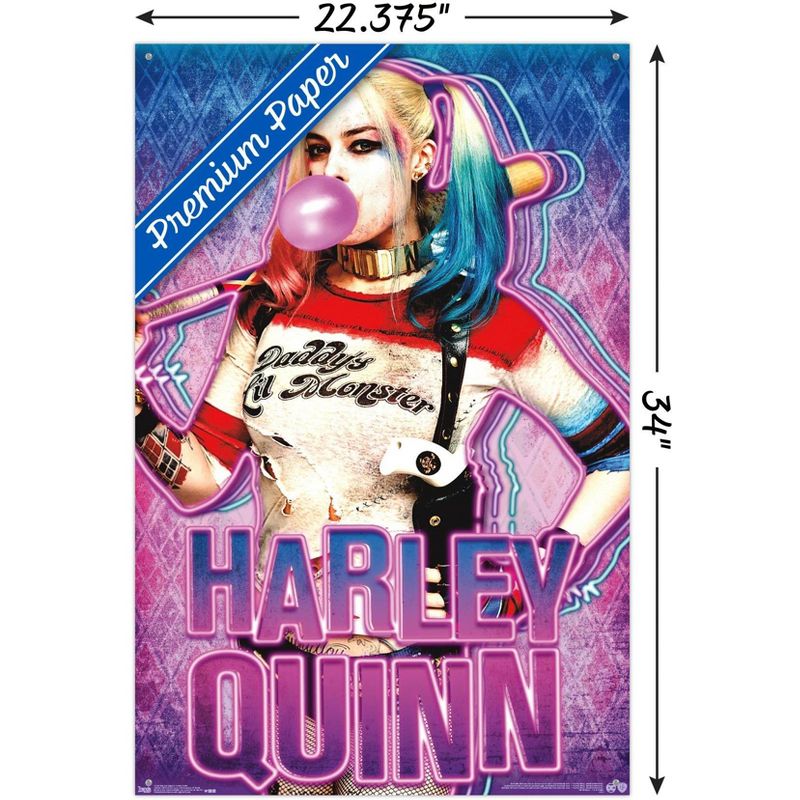 Trends International DC Comics Movie - Suicide Squad - Harley Gum Unframed Wall Poster Prints, 3 of 7