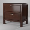 Alpine Furniture Nightstand Carmel, Cappuccino - 4 of 4