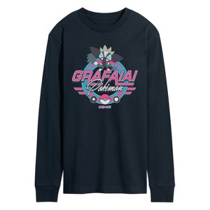 Men's - Pokémon - Grafaiai Racing Long Sleeve Graphic T-Shirt - 1 of 3