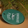 Loyola University Maryland Greyhounds Logo Porcelain Holiday Christmas Tree Ornament - 4 of 4