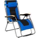 Costway Padded Zero Gravity Lounge Chair Oversize Folding Adjustable