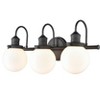 Millennium Lighting Ella 3 - Light Vanity in  Matte Black - 2 of 4