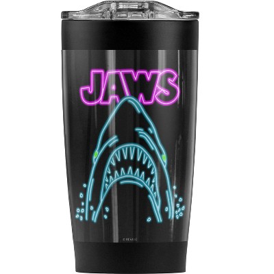 Jaws Neon Jaws Steel Tumbler 20oz Coffee Travel Mug
