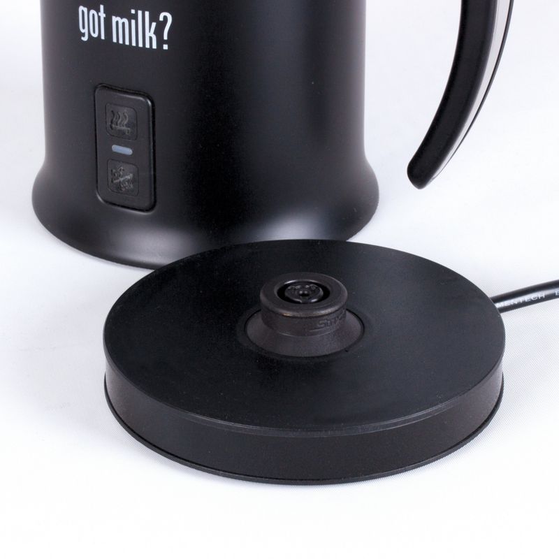 Got Milk - Automatic Milk Frother, Heater and Cappuccino Maker, black, 7x8.5 (GMMF618B), 3 of 8