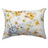Manual Woodworkers & Weavers Happy Yellow Pillow – LAA Collection 18x13 inch - 2 of 3