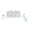 O'Creme Football Players Silicone Fondant Mold - 3" x 2" - White - 2 of 2