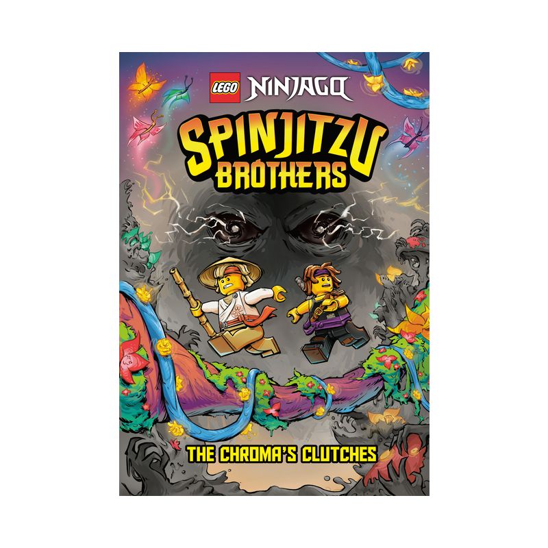 Spinjitzu Brothers #4: The Chroma's Clutches (Lego Ninjago) - (Stepping Stone Book(tm)) by  Random House (Hardcover), 1 of 2