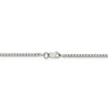 Black Bow Jewelry 2mm Sterling Silver Diamond Cut Solid Octagonal Box Chain Necklace - 4 of 4