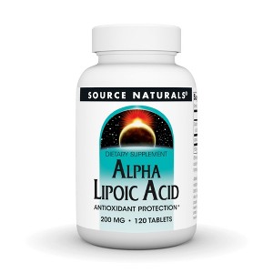 Alpha Lipoic Acid 200mg by Source Naturals, Inc.  -  120 Tablet - 1 of 3