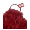 Christmas Magic 12.5"x16" Fur Ornament Decoration Red - 3 of 3