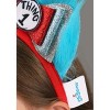 HalloweenCostumes.com    Dr. Seuss Cat in the Hat Thing 1 & Thing 2 Costume Fuzzy Headband, Red/Blue - 4 of 4