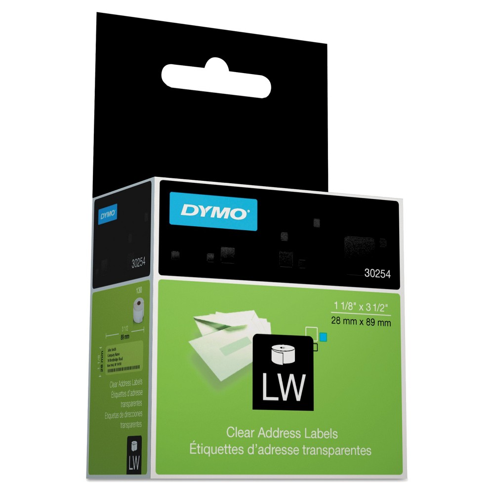UPC 097043302543 product image for DYMO Address Labels - Clear (130 Per Box) | upcitemdb.com