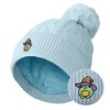 Dalix Sorcerer Frog Cable Knit Pom Beanie - 4 of 4