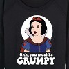 Women's - Disney Princess - You Must Be Grumpy Lightweight French Terry Slouchy - image 2 of 4