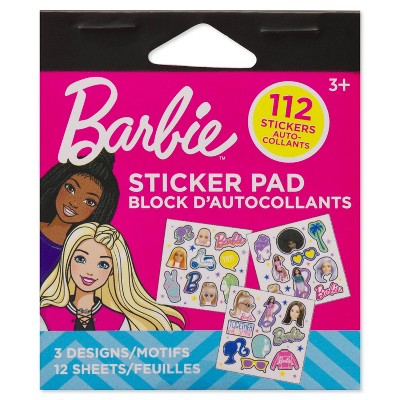 Barbie 112ct Mini Sticker Pad