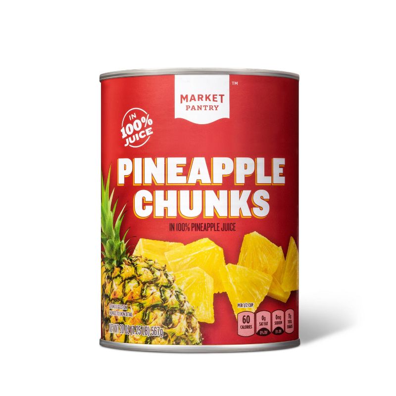 Chunky Pineapple 20oz - Market Pantry&#8482;, 1 of 3