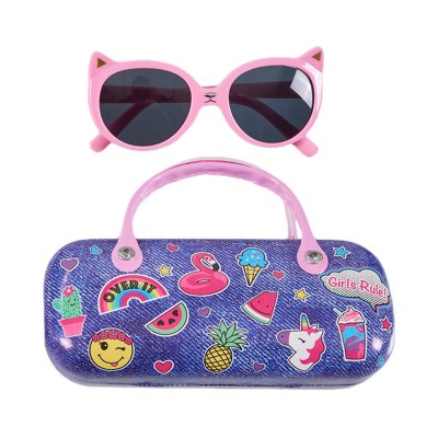 Girls sunglasses hot sale with case