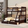 NicBex Twin Over Full Loft and Bunk Bed with Ladders and Two Storage Drawers,for Kids Teens Adults - 2 of 4