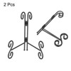 Unique Bargains Metal Folding Rounded Corner Picture Frame Decorative Easels or Stands - 3 of 4