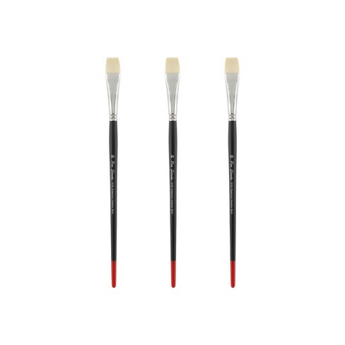 Creative Mark Powercryl Ultimate Acrylic Paint Brushes - Bright Assorted Sets of 3, Artist Paint Brushes, 3 Diameters of Synthetic Hair Filament, Fine - image 1 of 4