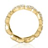 Pompeii3 1 1/2Ct Diamond Heart Shaped Eternity Ring in White, Yellow, or Rose Gold - 3 of 4