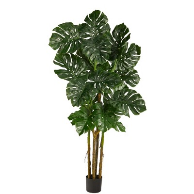 Nearly Natural 6’ Monstera Tree Artificial