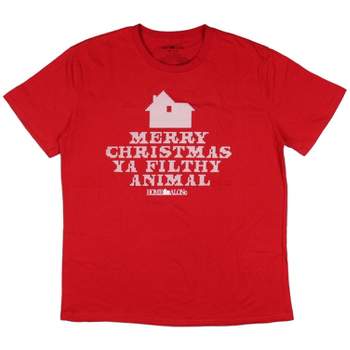 Home Alone Mens' Merry Christmas You Filthy Animal Holiday Classic T-Shirt Adult
