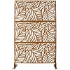 CAVINAS Patio Decorative Screen Metal Fence Privacy Screen with Leaf Pattern for Outside and Garden, 76" H×48" W - 4 of 4