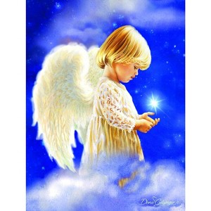 Sunsout Holding a Star 500 pc  Christmas Jigsaw Puzzle 57133 - 1 of 4